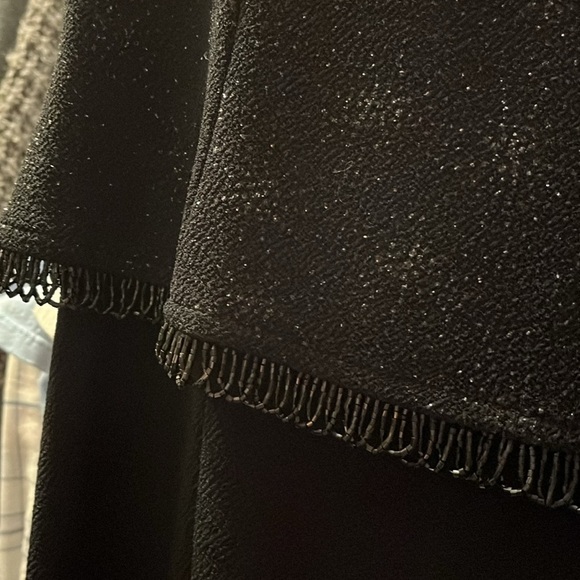 Beaded Black Formal  Classic Evening Dress Scott  McClintock Size 12 - Picture 10 of 12